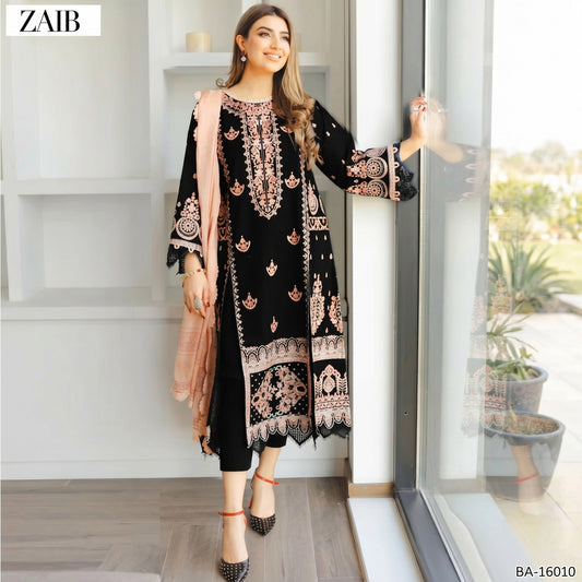 ZAIB LAWN EMBROIDERED UNSTITCHED 3PC