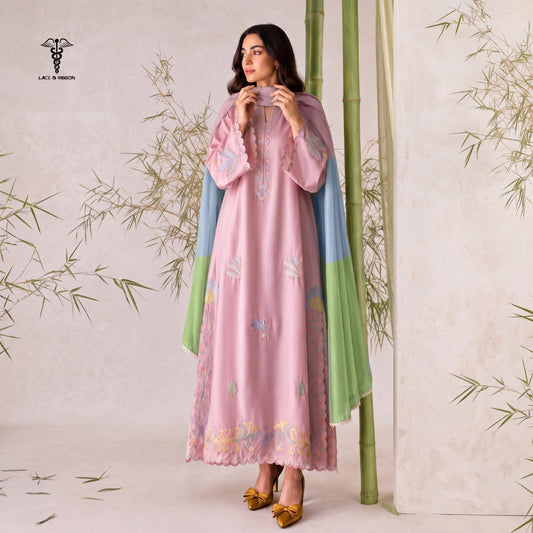 EMBROIDERED DHANAK UNSTITCHED WINTER 3PC