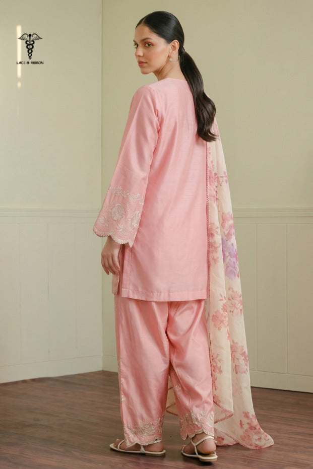 LCRB-302 EMBROIDERED LAWN UNSTITCHED SUMMER 3PC