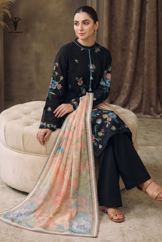LCRB-313 EMBROIDERED LAWN UNSTITCHED SUMMER 3PC