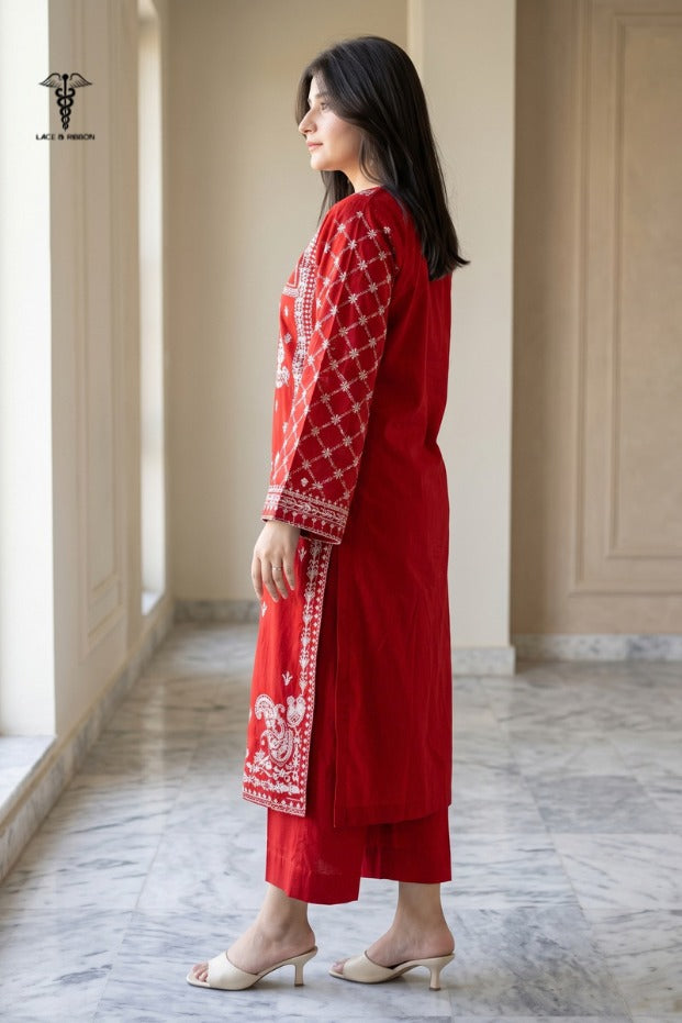 LCRB-404 EMBROIDERED LAWN UNSTITCHED SUMMER 2PC