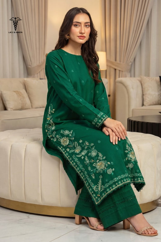LCRB-413 EMBROIDERED LAWN UNSTITCHED SUMMER 2PC