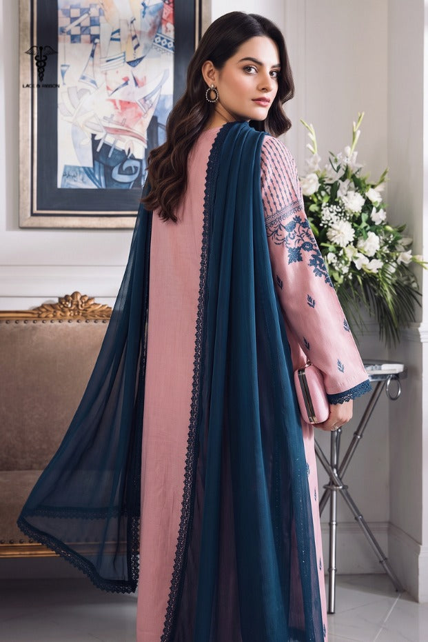LCRB-32 EMBROIDERED DHANAK UNSTITCHED WINTER 3PC