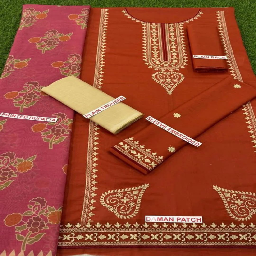 ZARA SHAHJAHAN LAWN EMBROIDERED UNSTITCHED 3pc