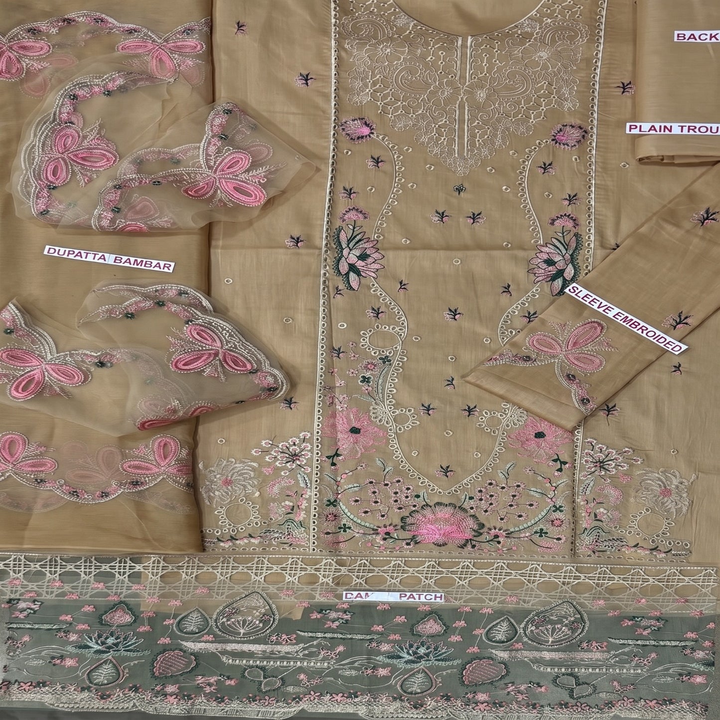GENERATION LAWN EMBROIDERED UNSTITCHED 3PC