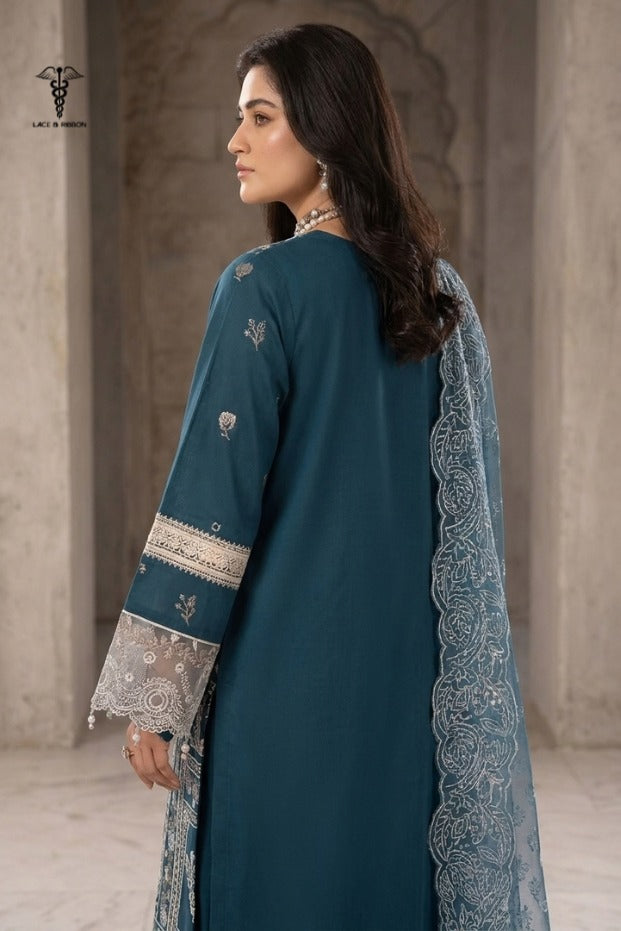LCRB-11 EMBROIDERED DHANAK UNSTITCHED WINTER 3PC