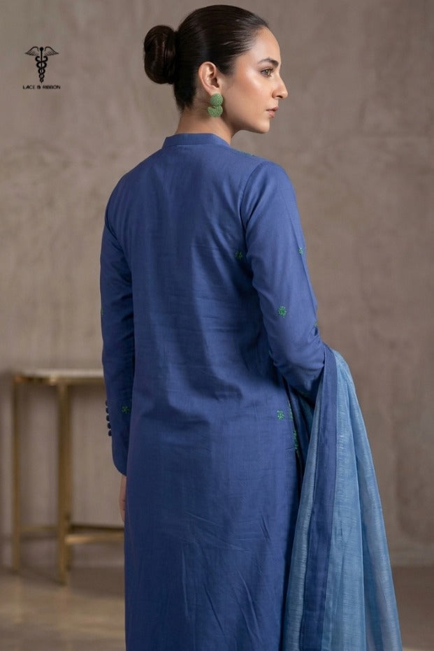 LCRB-19 EMBROIDERED DHANAK UNSTITCHED WINTER 3PC