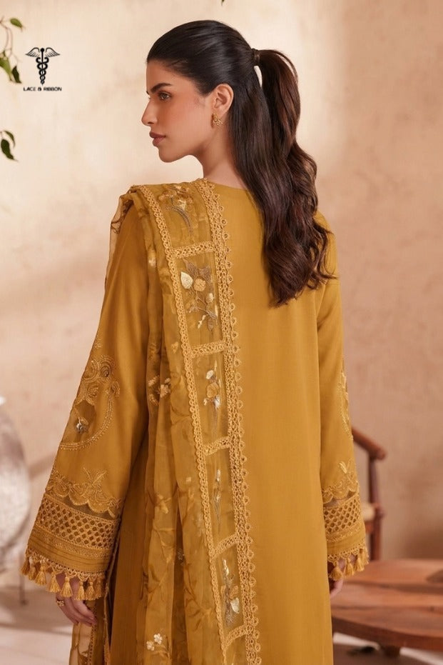 LCRB-23 EMBROIDERED DHANAK UNSTITCHED WINTER 3PC