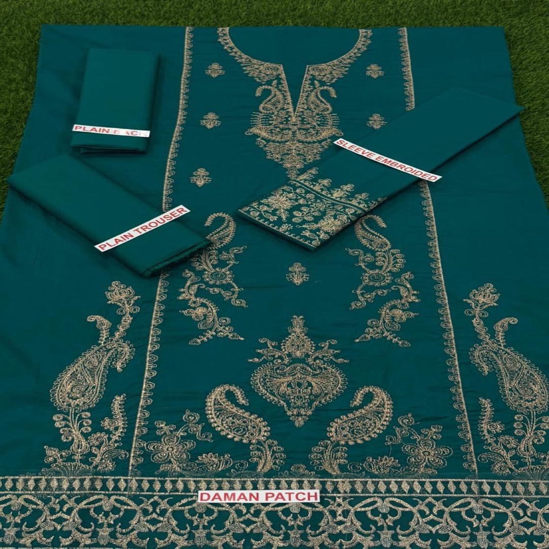 JAZMIN LAWN EMBROIDERED UNSTITCHED 2PC