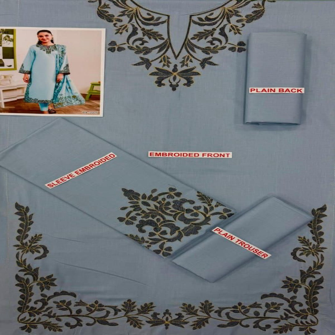 SAPPHIRE LAWN EMBROIDERY UNSTITCHED 2pc