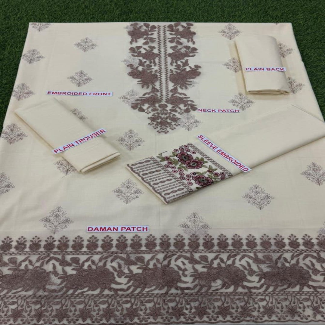 ZAINAB CHOTTANI LAWN EMBROIDERY UNSTITCHED 2PC