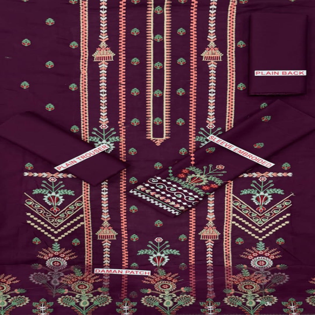 AZURE LAWN EMBROIDERY UNSTITCHED 2PC