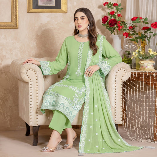ZARQASH LAWN EMBROIDERY UNSTITCHED 3PC