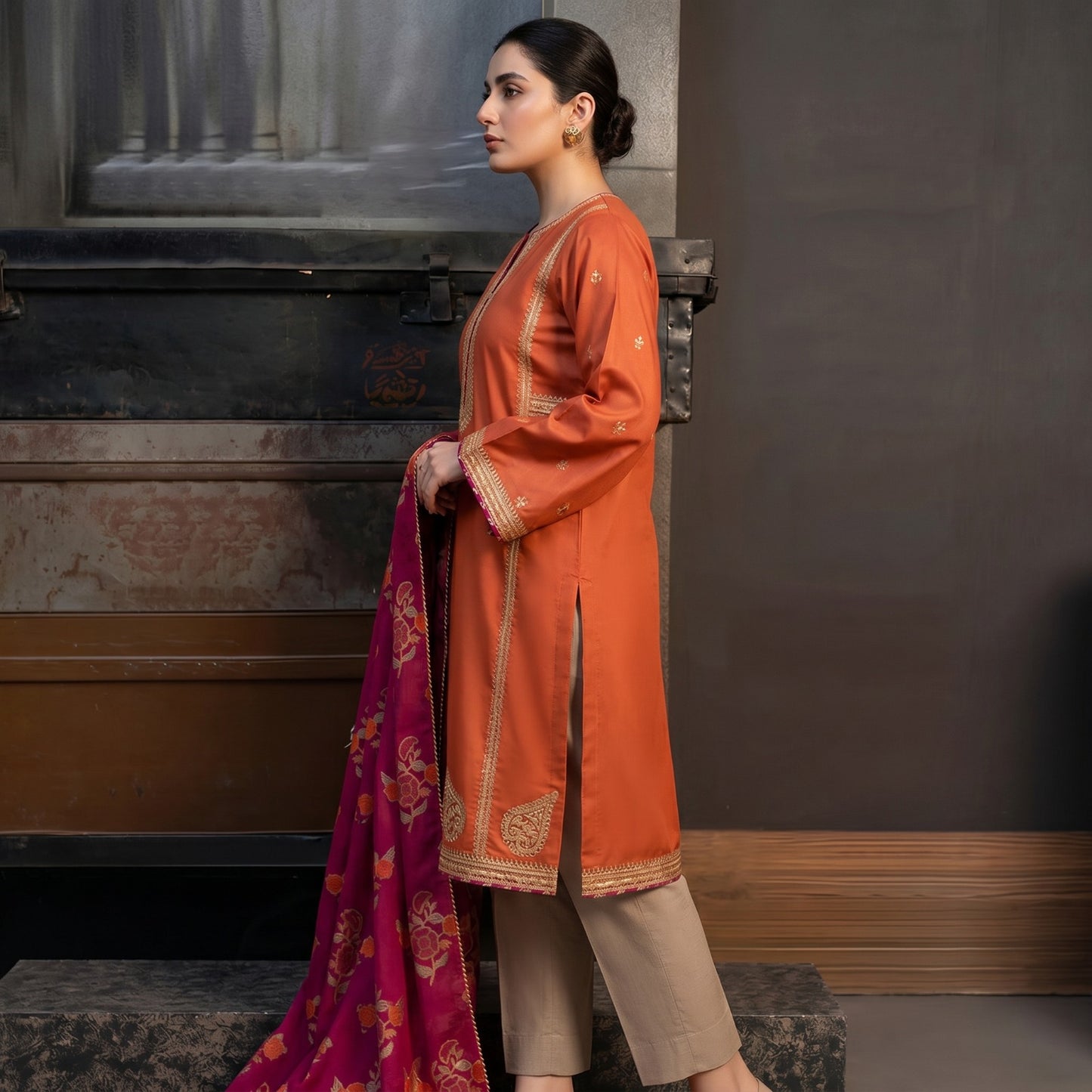 ZARA SHAHJAHAN LAWN EMBROIDERED UNSTITCHED 3pc