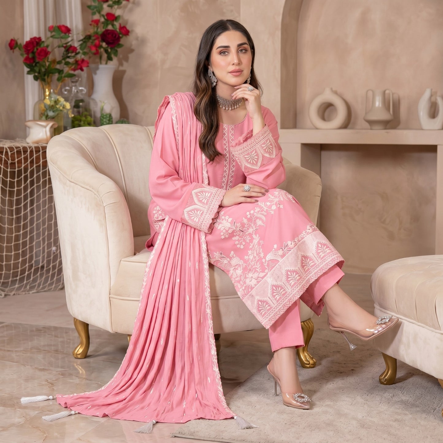 ZARQASH LAWN EMBROIDERY UNSTITCHED 3pc