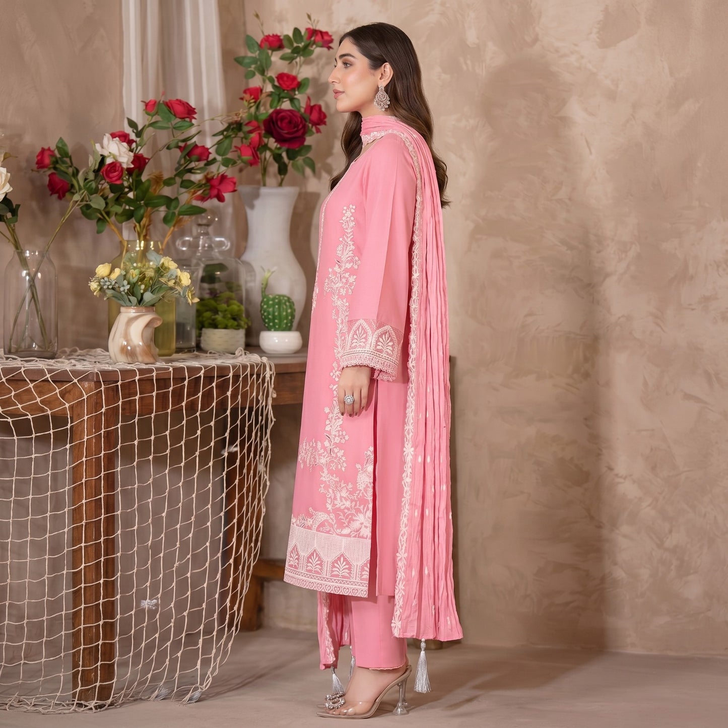 ZARQASH LAWN EMBROIDERY UNSTITCHED 3pc