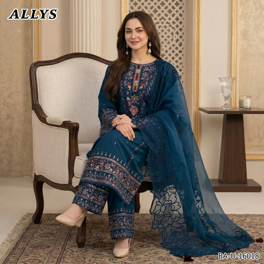 ALLYS LAWN EMBROIDERED UNSTITCHED 3PC