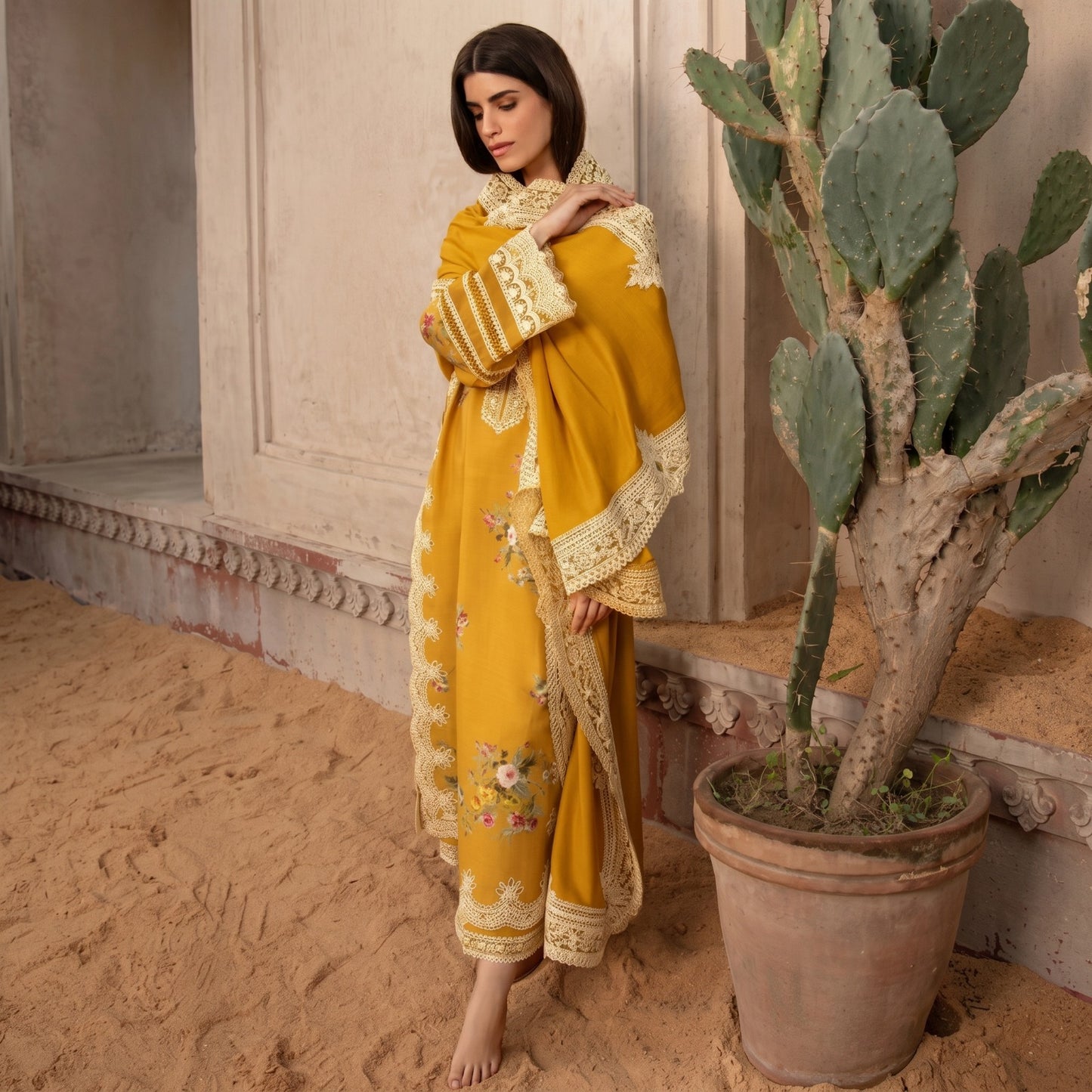 CRIMSON LAWN EMBROIDERED UNSTITCHED 3pc