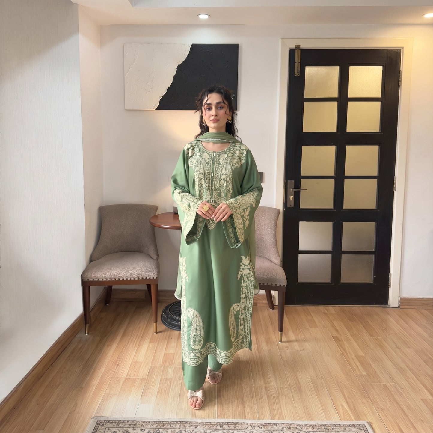 AFREEN LAWN EMBROIDERED UNSTITCHED 3pc