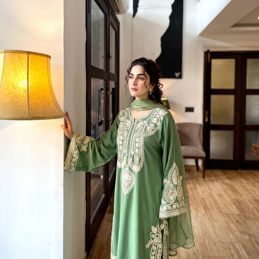 AFREEN LAWN EMBROIDERED UNSTITCHED 3pc