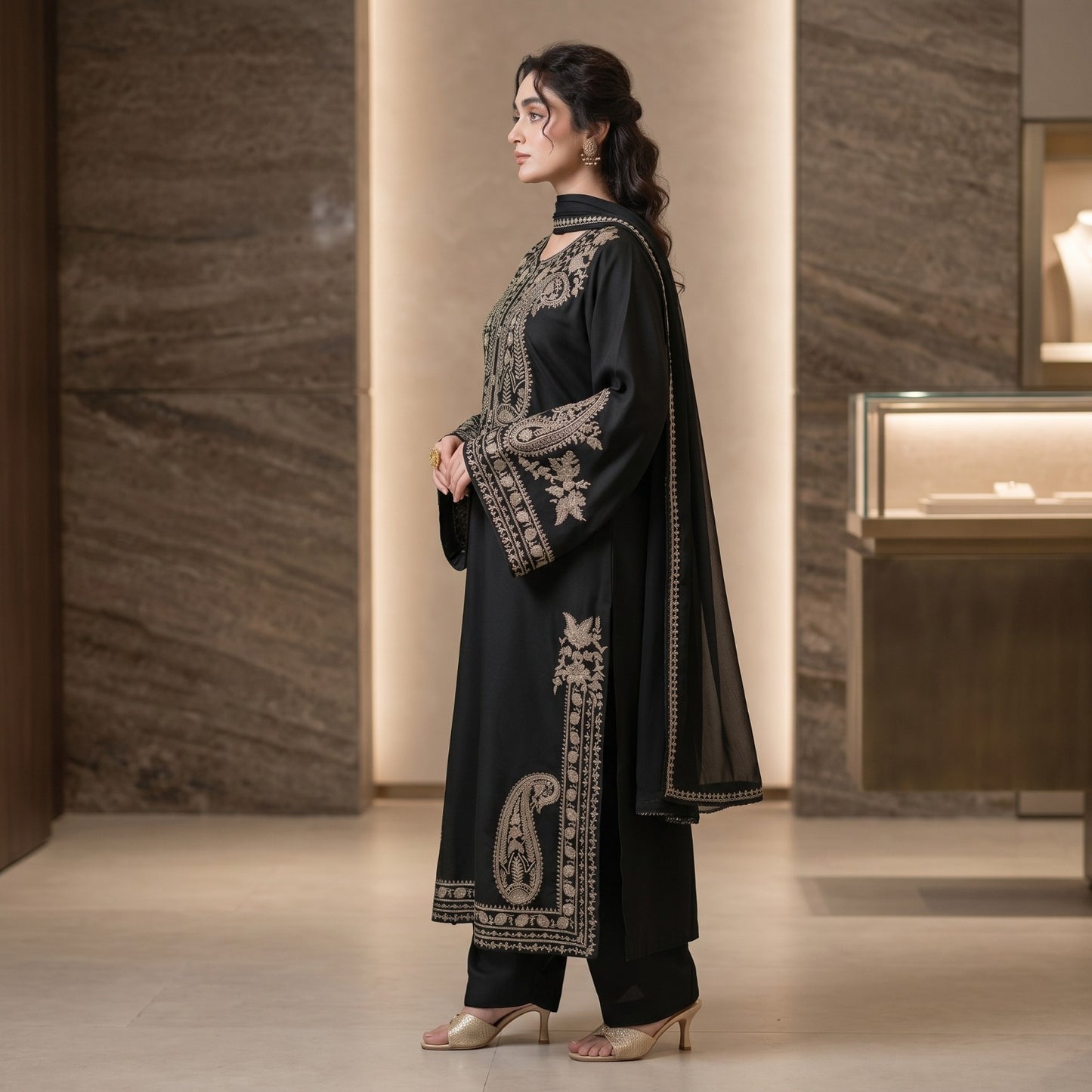AFREEN LAWN EMBROIDERED UNSTITCHED 3pc