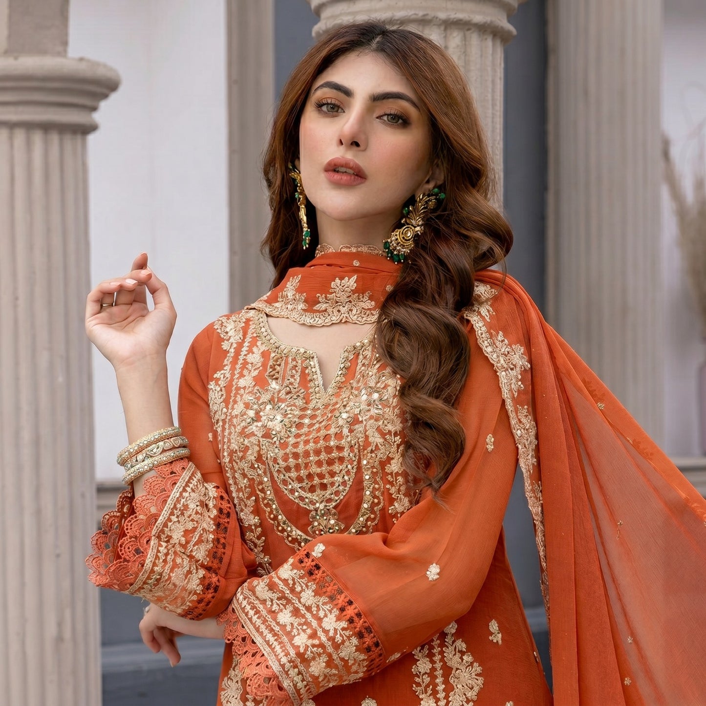 AZURE LAWN EMBROIDERED UNSTITCHED 3PC