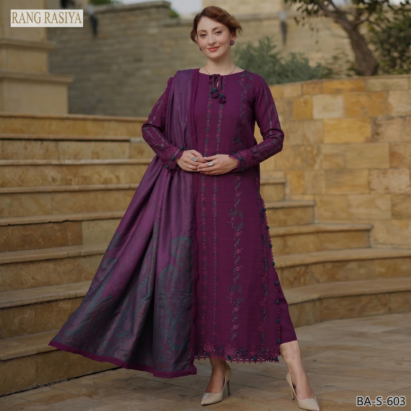 RANG RASIYA LAWN EMBROIDERED UNSTITCHED 3PC