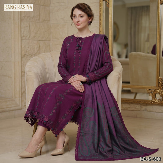 RANG RASIYA LAWN EMBROIDERED UNSTITCHED 3PC