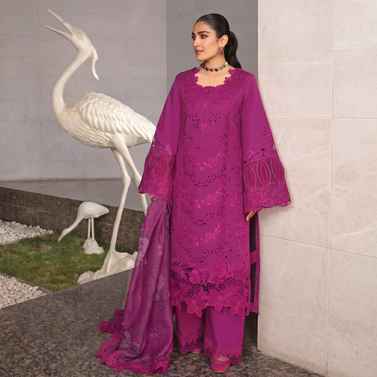 RANG RASSIA LAWN EMBROIDERED UNSTITCHED 3PC