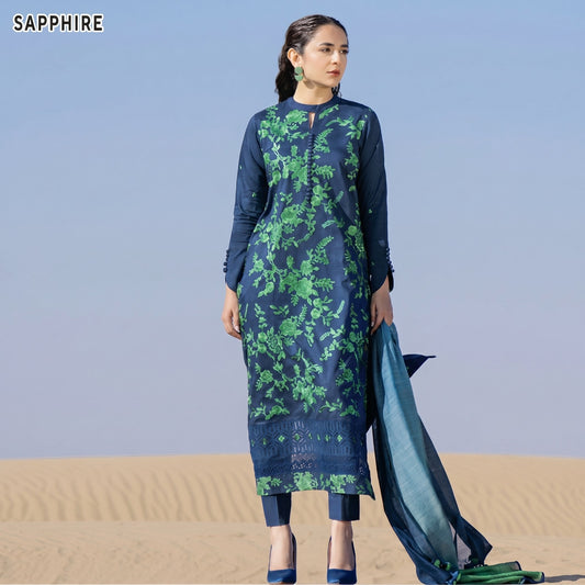 BEECHTREE LAWN EMBROIDERED UNSTITCHED 3PC