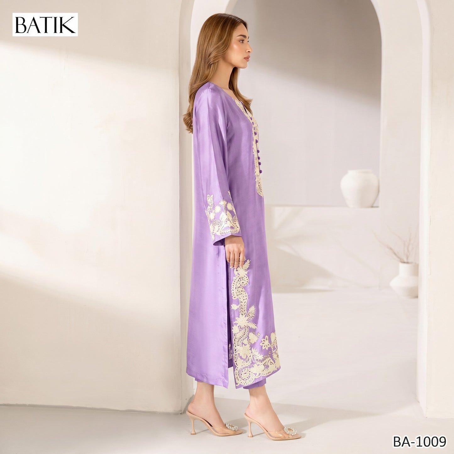 BATIK LAWN EMBROIDERED UNSTITCHED 2PC
