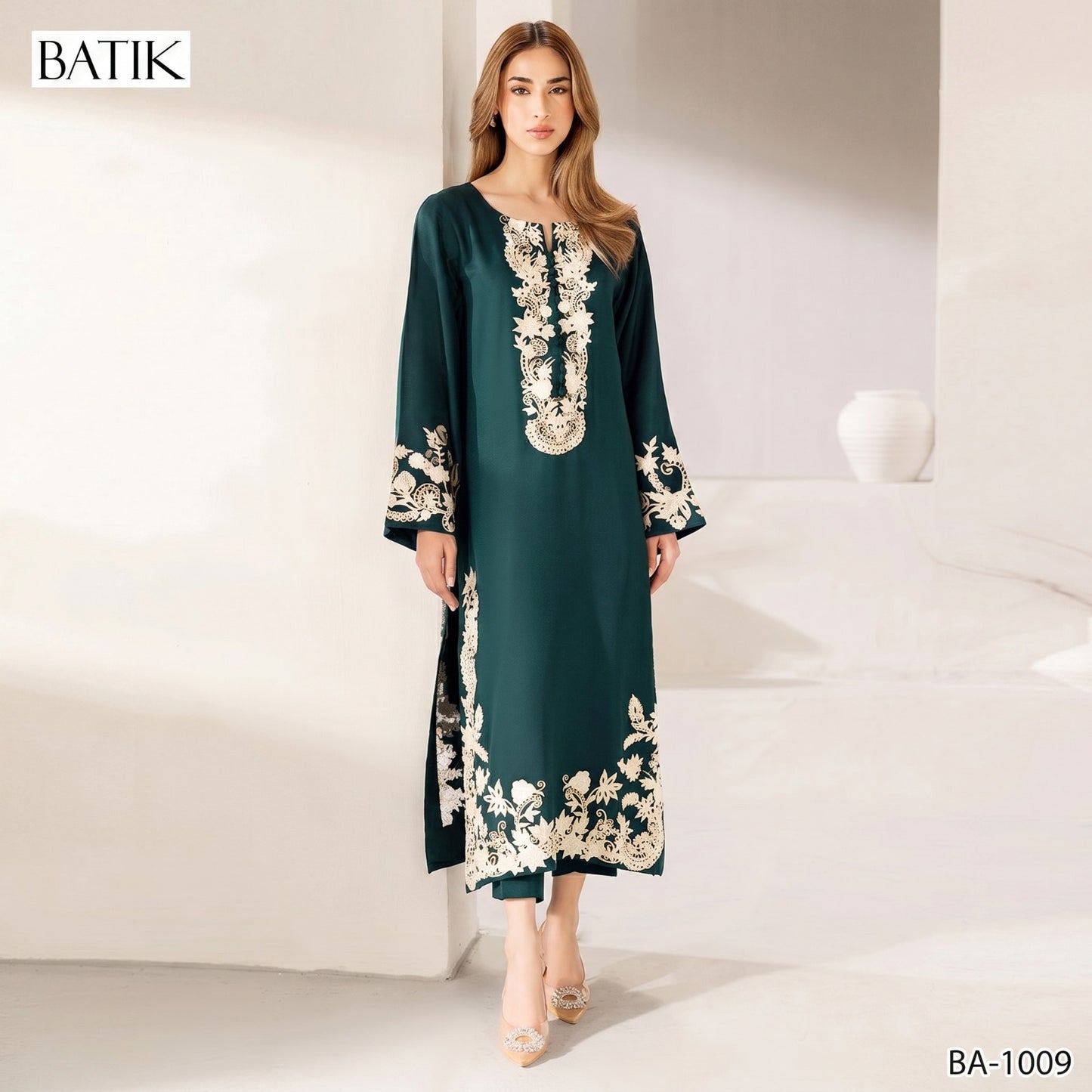 BATIK LAWN EMBROIDERED UNSTITCHED 3PC