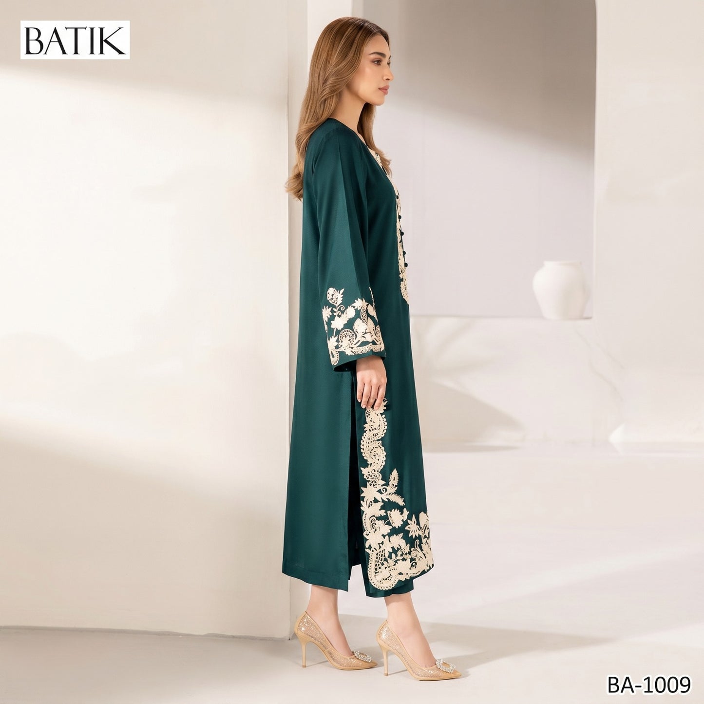BATIK LAWN EMBROIDERED UNSTITCHED 3PC