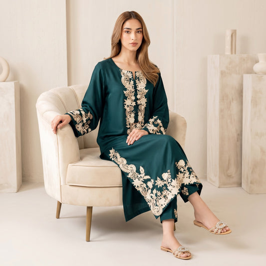 BATIK LAWN EMBROIDERED UNSTITCHED 3PC