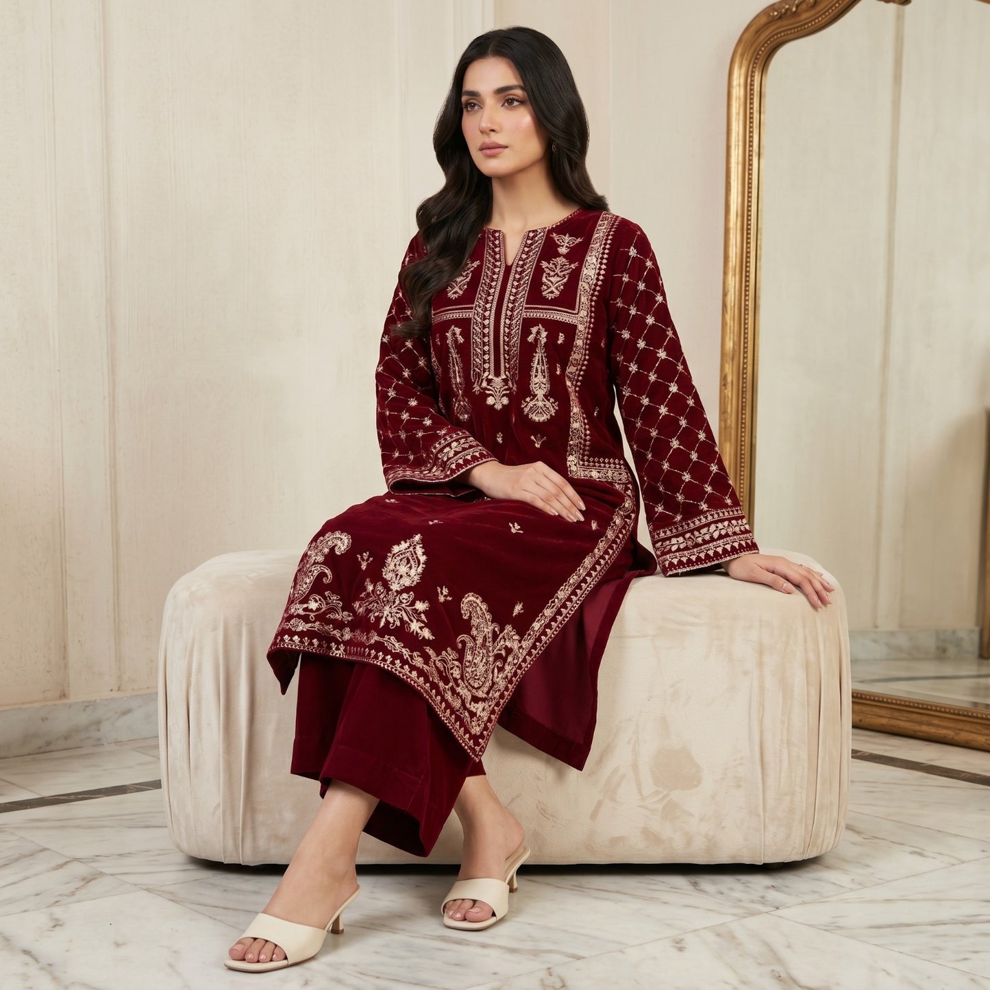 TAWAKKAL LAWN EMBROIDERY UNSTITCHED 2PC