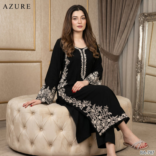 AZURE LAWN EMBROIDERY UNSTITCHED 2pc