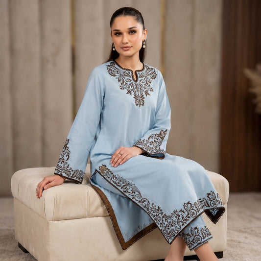 SAPPHIRE LAWN EMBROIDERY UNSTITCHED 2pc