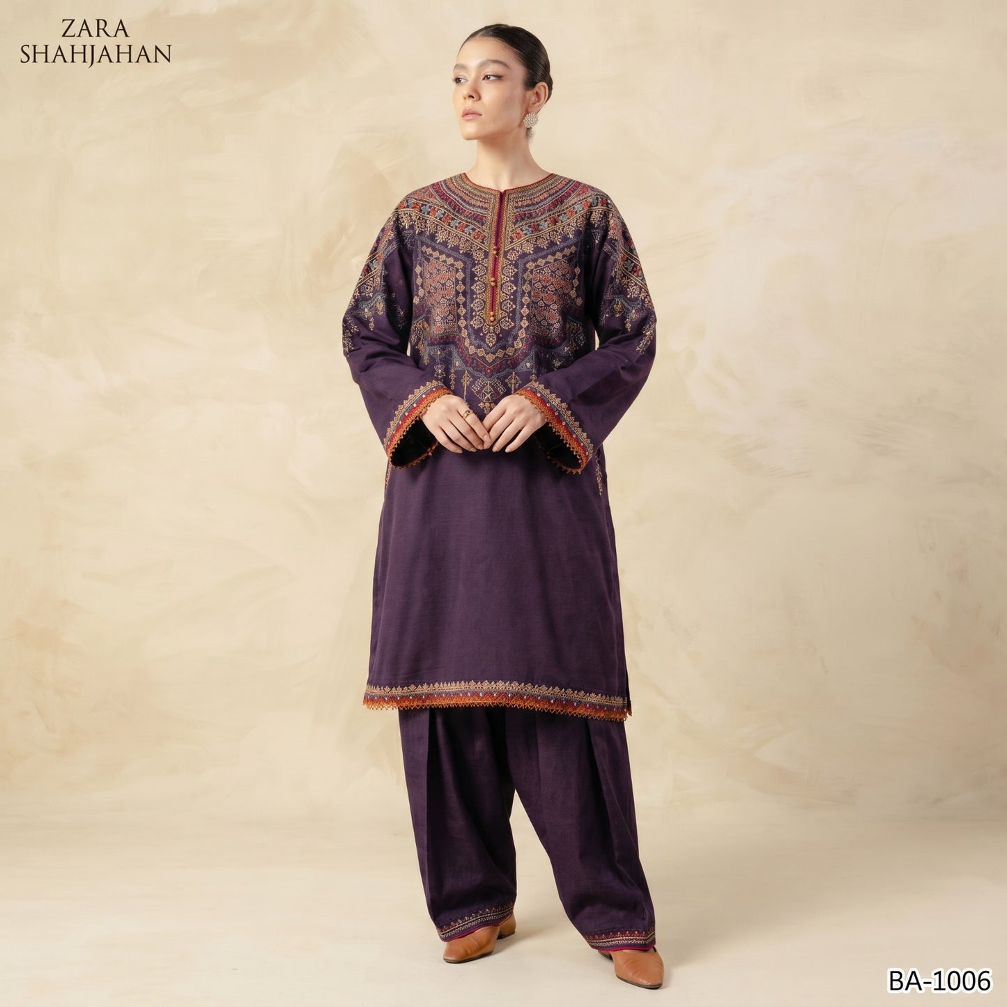 ZARA SHAHJAHAN LAWN EMBROIDERED 2PC