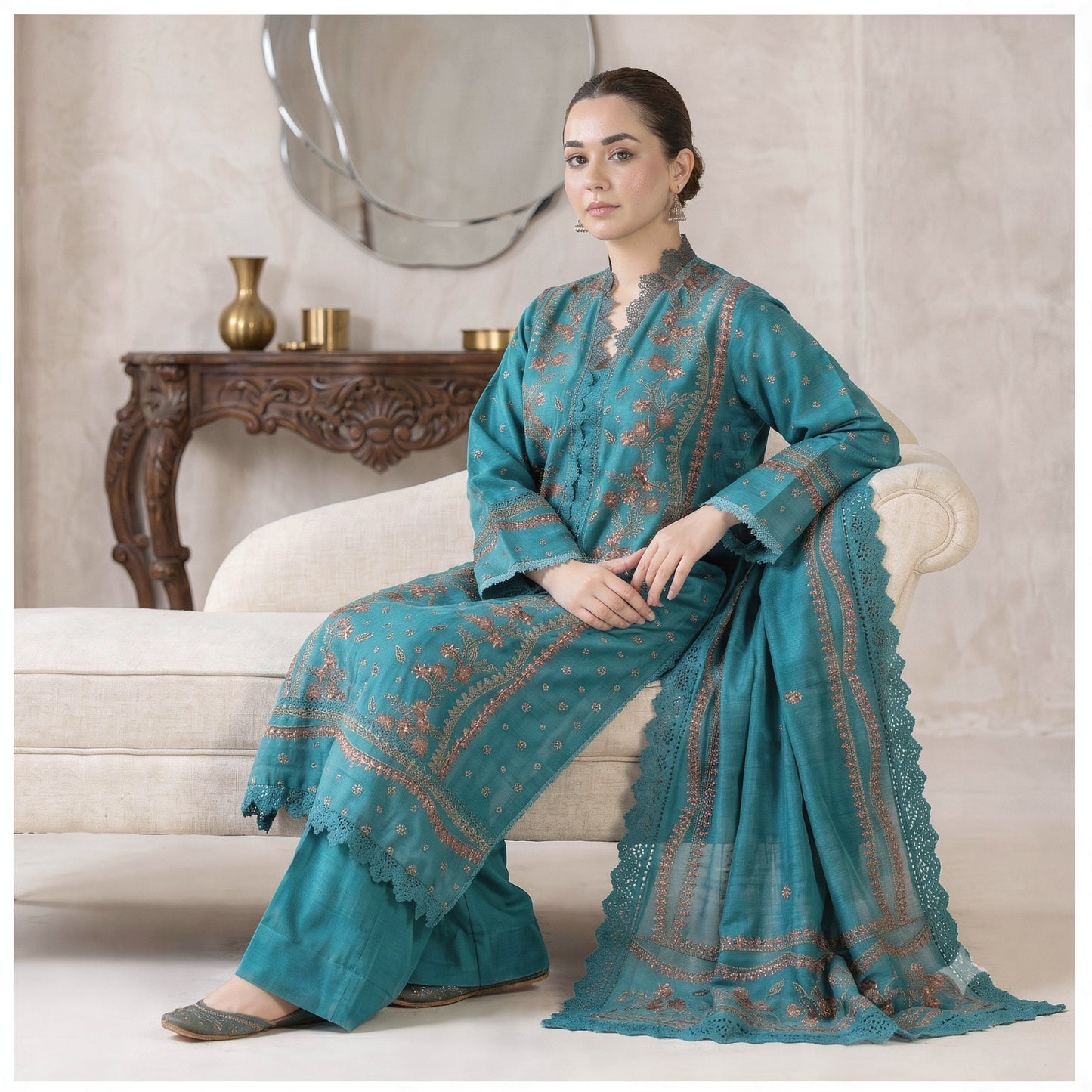 SOBIA NAZIR LAWN EMBROIDERY UNSTITCHED 2PC