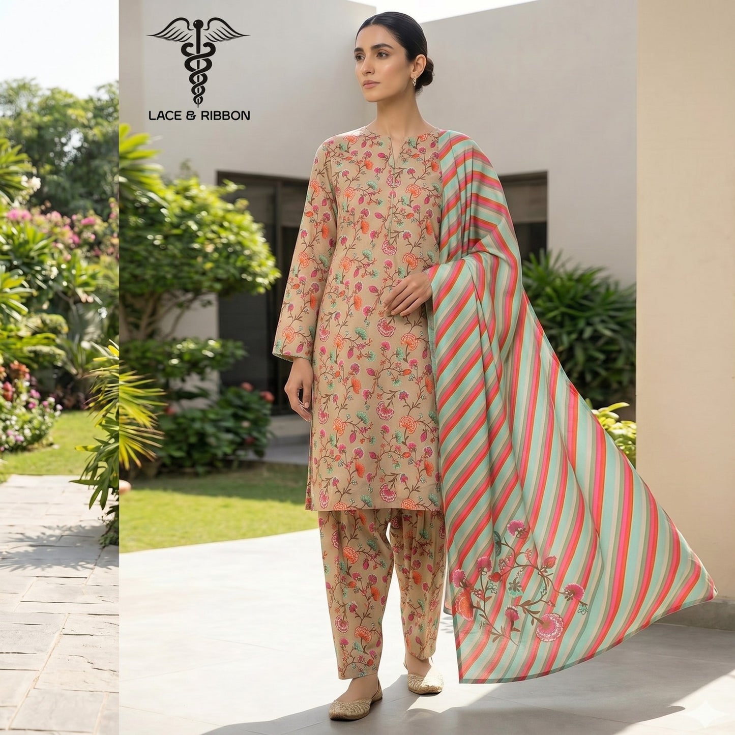 DIGITAL PRINT KARANDI 3PC
