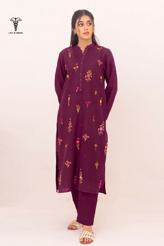 LCRB-308 EMBROIDERED LAWN UNSTITCHED SUMMER 3PC