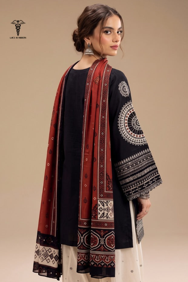 LCRB-303 EMBROIDERED LAWN UNSTITCHED SUMMER 3PC