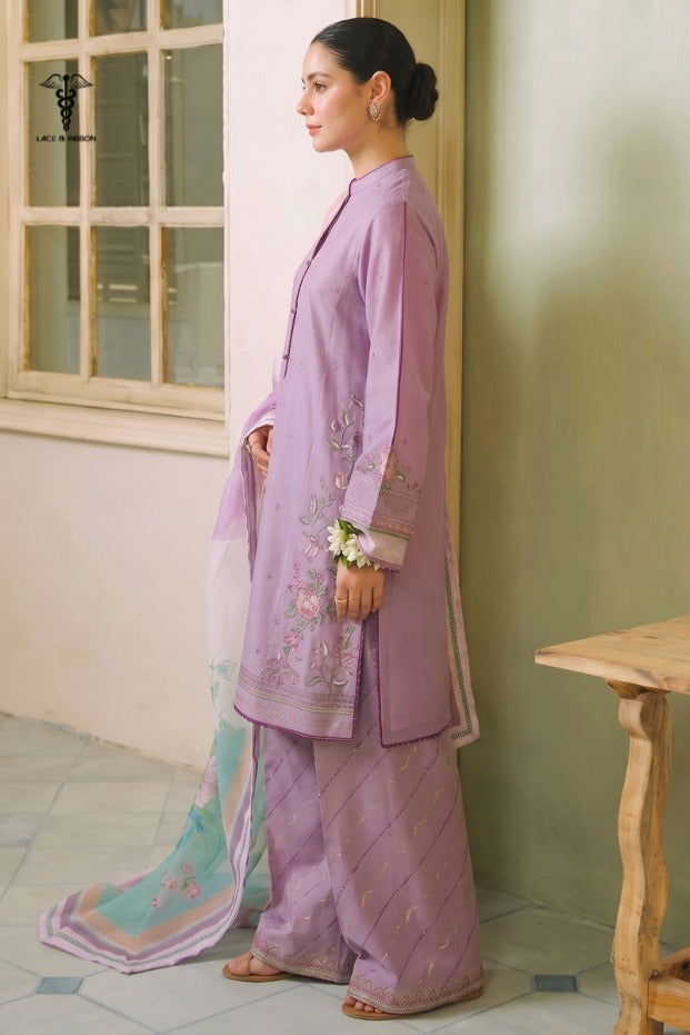 LCRB-306 EMBROIDERED LAWN UNSTITCHED SUMMER 3PC