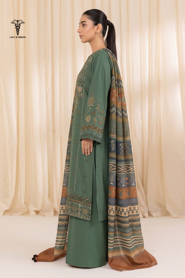 LCRB-310 EMBROIDERED LAWN UNSTITCHED SUMMER 3PC