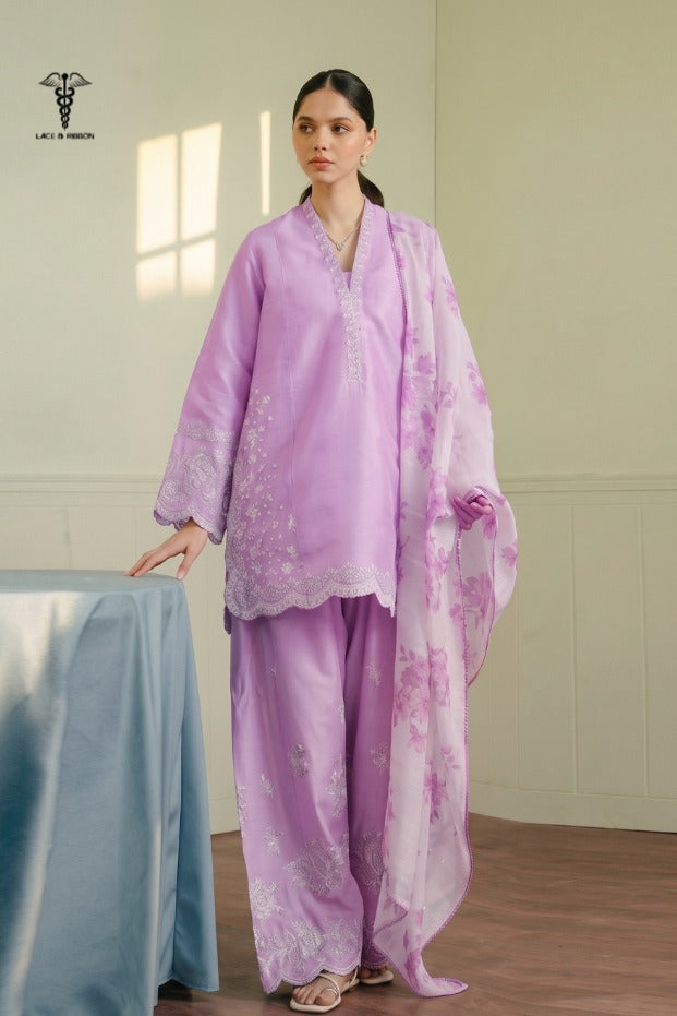 LCRB-304 EMBROIDERED LAWN UNSTITCHED SUMMER 3PC