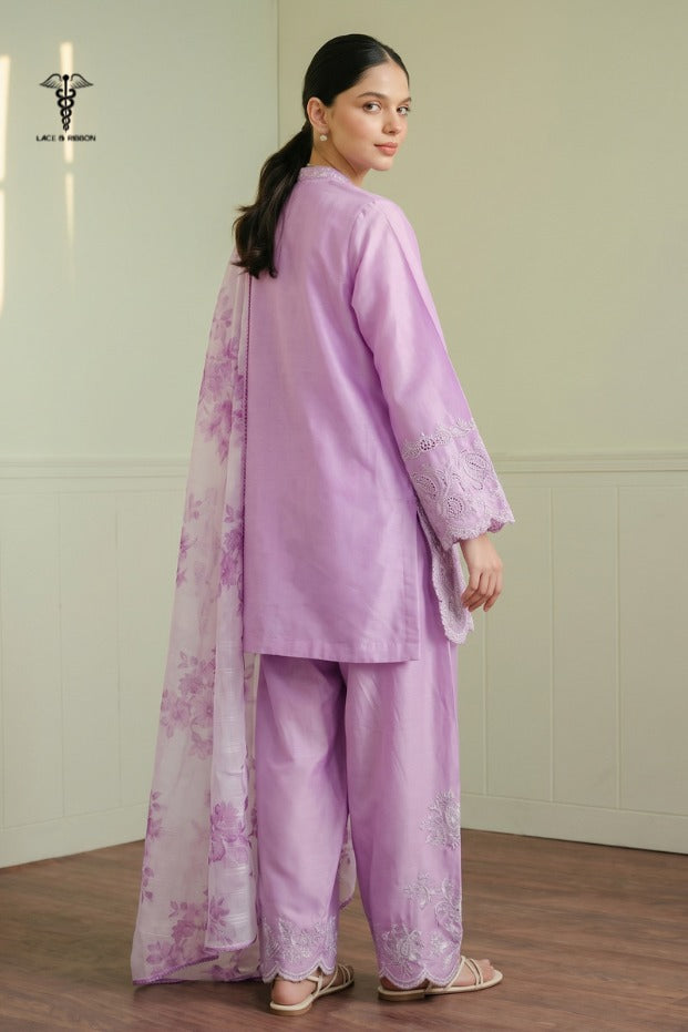 LCRB-304 EMBROIDERED LAWN UNSTITCHED SUMMER 3PC