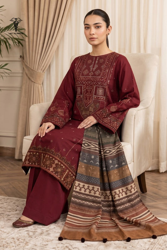 LCRB-311 EMBROIDERED LAWN UNSTITCHED SUMMER 3PC