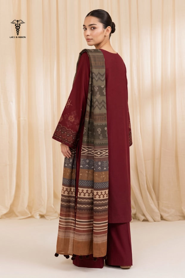 LCRB-311 EMBROIDERED LAWN UNSTITCHED SUMMER 3PC