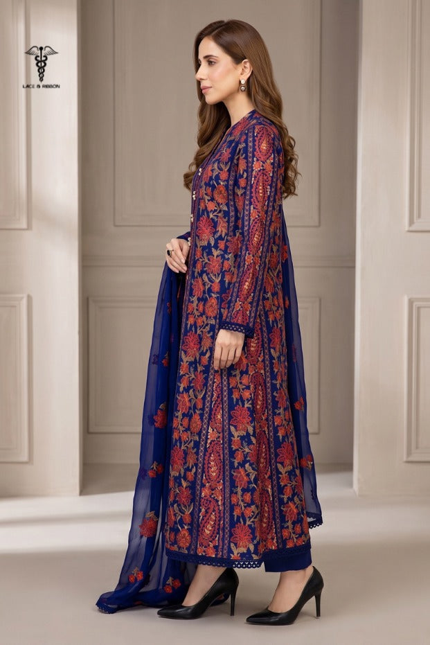 LCRB-312 EMBROIDERED LAWN UNSTITCHED SUMMER 3PC