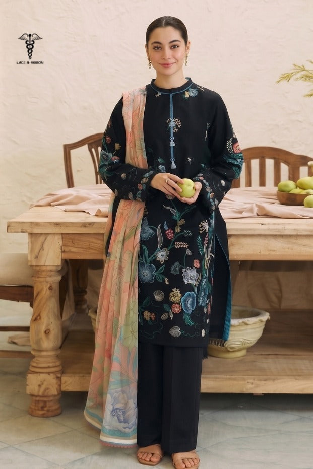 LCRB-313 EMBROIDERED LAWN UNSTITCHED SUMMER 3PC